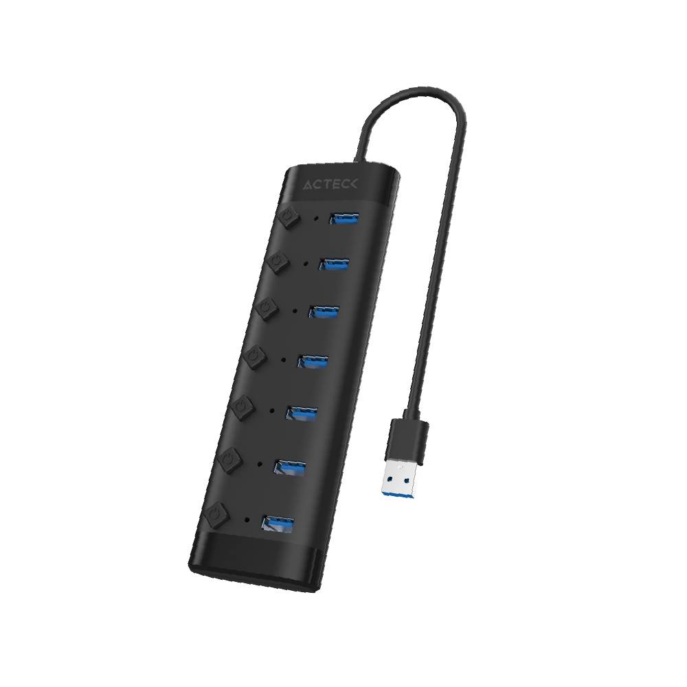 Hub USB 3.0 PORT X7 DH470 Acteck Advanced Series HUB 7 en 1 - Hub USB 3.0 PORT X7 DH470 Acteck Advanced Series HUB 7 en 1 -